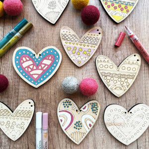 DIY - Garland - Hearts (Woodsy Craft Co) Craft Kit