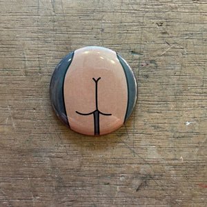 1" Button - 3 Pack - Butts - Various Styles