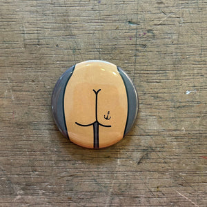 1.25" Button - 3 Pack - Butts - Various Styles