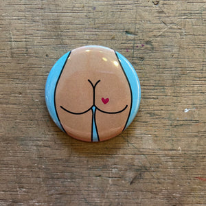 1" Button - 3 Pack - Butts - Various Styles