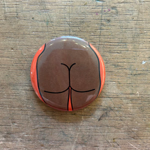 1" Button - 3 Pack - Butts - Various Styles