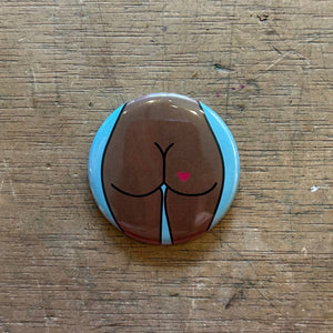 1" Button - 3 Pack - Butts - Various Styles