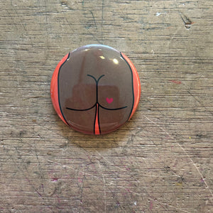 1" Button - 3 Pack - Butts - Various Styles