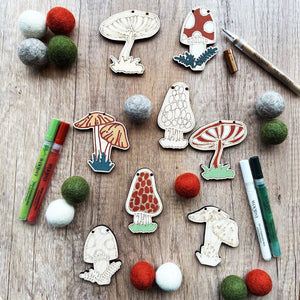 DIY - Garland - Mushrooms (Woodsy Craft Co) Craft Kit