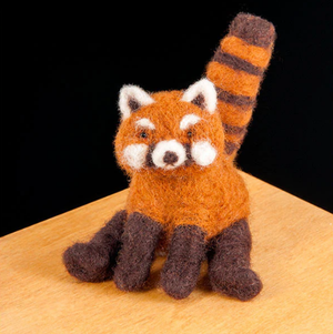 DIY - Needle Felting - Red Panda -(Wool Pets) Craft Kit