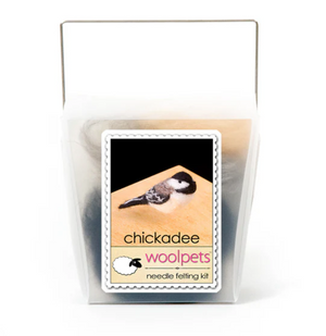 DIY - Needle Felting - Chickadee (Wool Pets) Craft Kit Bird