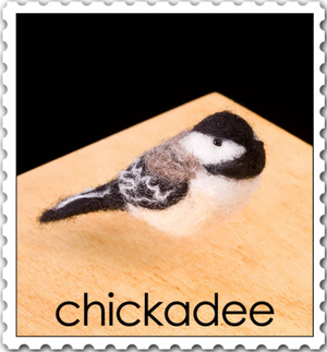 DIY - Needle Felting - Chickadee (Wool Pets) Craft Kit Bird