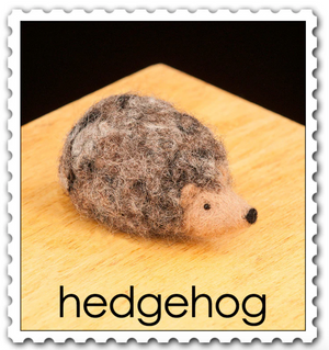 DIY - Needle Felting - Hedgehog (Wool Pets) Craft Kit