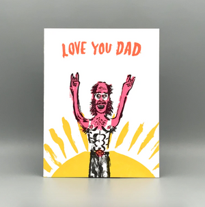 Card - Love You Dad Sunburned (Westland Press)