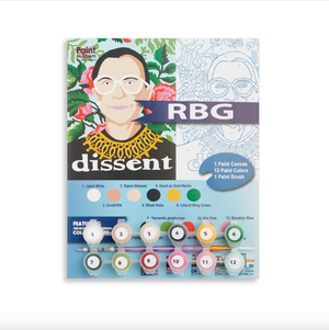 DIY - Paint Kit - Ruth Bader Ginsberg (Paint the Town by Numbers) RBG