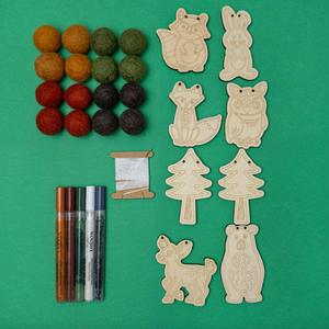 DIY - Garland - Woodlands (Woodsy Craft Co) Craft Kit