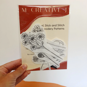 Craft Supply - Peel, Stick & Stitch: Wildflower Stems