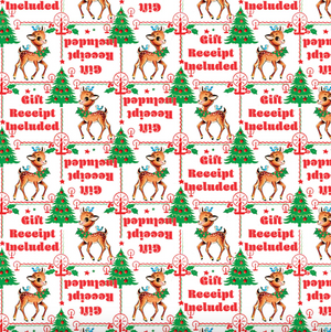 Wrapping Paper - Gift Receipt Included