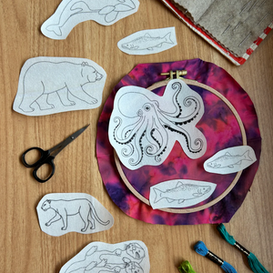 Craft Supply - Peel, Stick & Stitch: PNW Animals