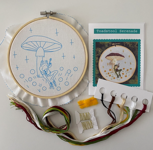 Embroidery Kit - Toadstool Serenade