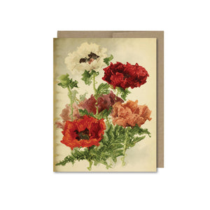 Card - Vintage Flowers