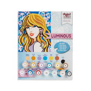 DIY - Paint Kit - Luminous Taylor Swift (Paint the Town by Numbers)
