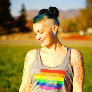 SALE Tank: We Like You Here
