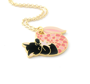 Necklace - Purrmaid Pink