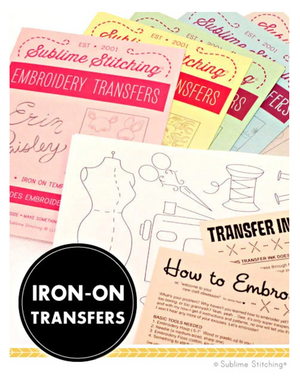 Craft Supply - Embroidery Pattern - Bon Voyage