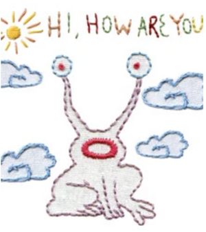 Craft Supply - Embroidery Pattern - Daniel Johnston