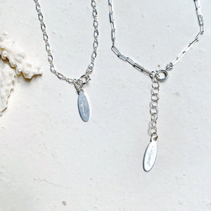 Figaro Chain Anklet - sleek long and short chain ankle bracelet made to order - Foamy Wader