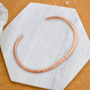 Beam Cuff Bracelet - 14k gold oval sunbeam cuff bracelet handmade and hammered with sunray texture - Foamy Wader