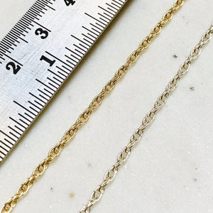 Rope Chain Bracelet - nautical rope chain bracelet custom made to order - Foamy Wader