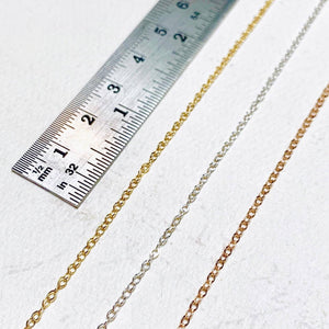Simplicity Chain Bracelet - simple circle chain bracelet made to order - Foamy Wader