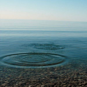 Skipping Stones Earrings - dangling multi circle earrings in gold, silver, or mixed metals - Foamy Wader