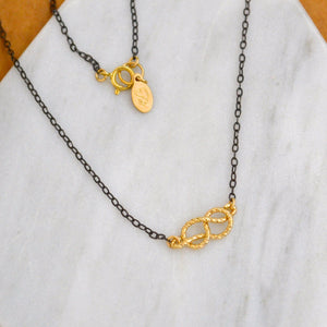 Sailor's Knot Necklace - handmade nautical sailor's knot necklace - Foamy Wader