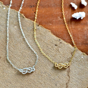 Sailor's Knot Necklace - handmade nautical sailor's knot necklace - Foamy Wader