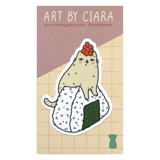 Sticker - Sushi Cat Onigiri