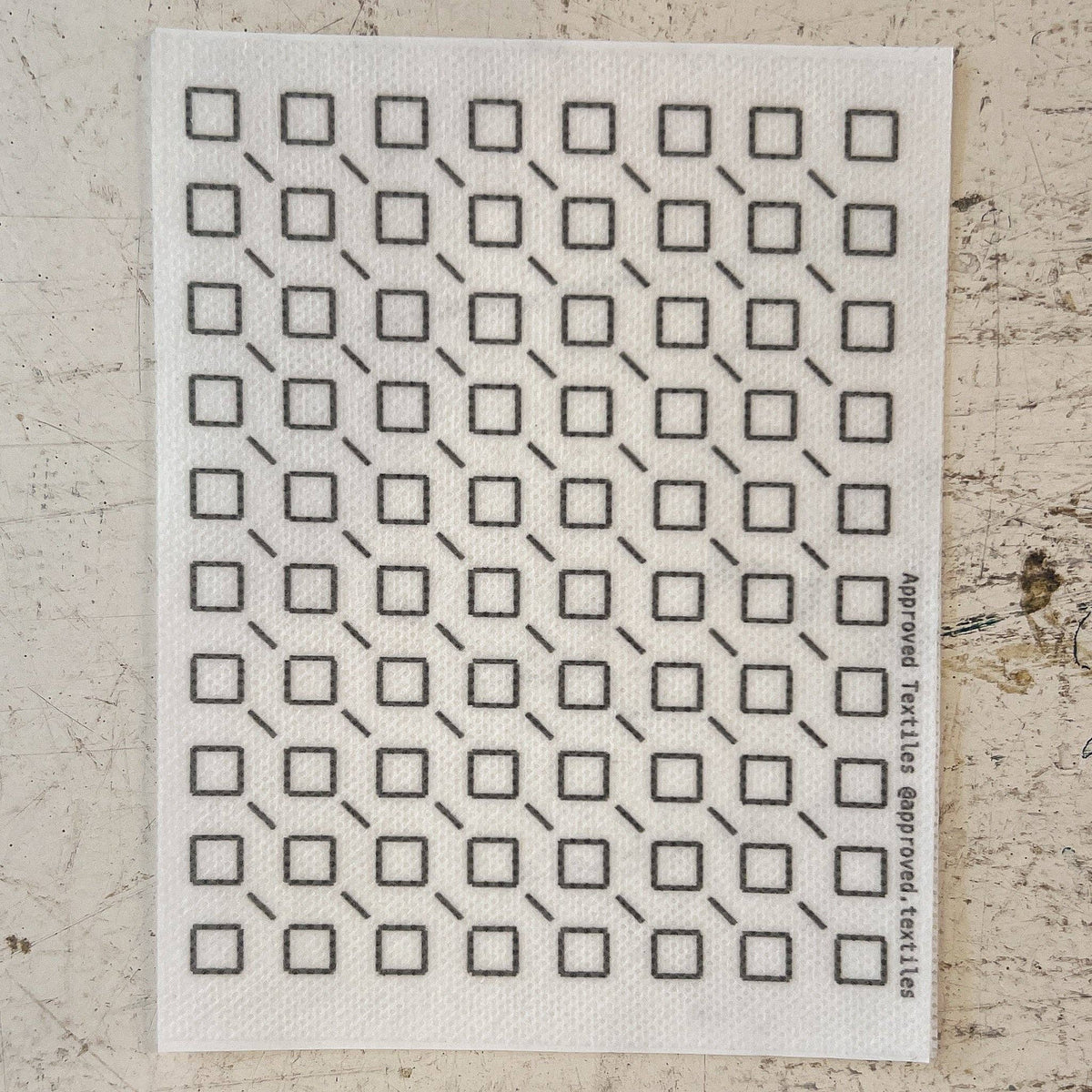 Visible Mending Transfers - Little Squares
