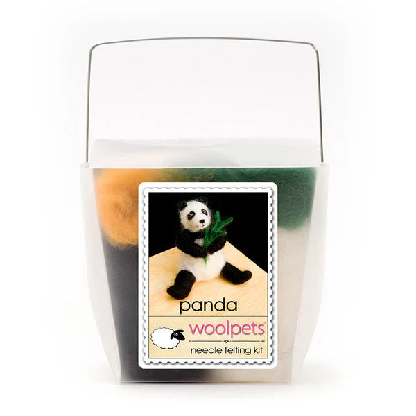 DIY - Needle Felting - Panda (Wool Pets) Craft Kit