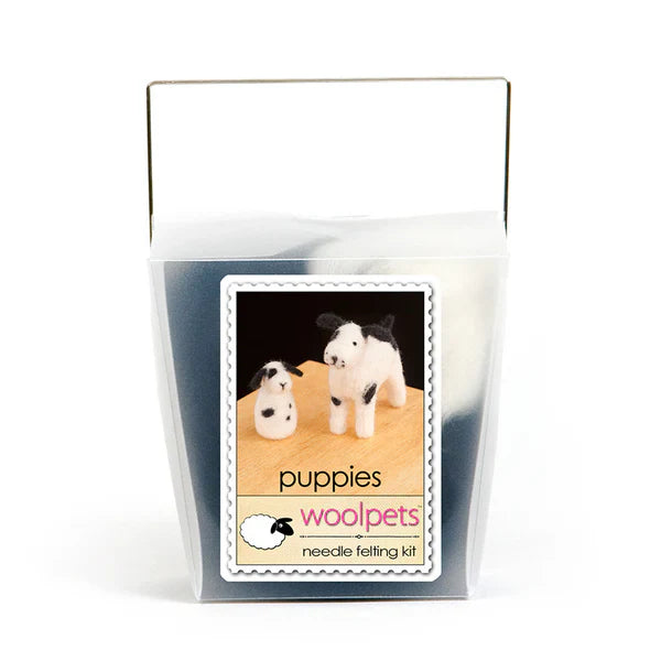 DIY - Needle Felting - Puppies (Wool Pets) Craft Kit