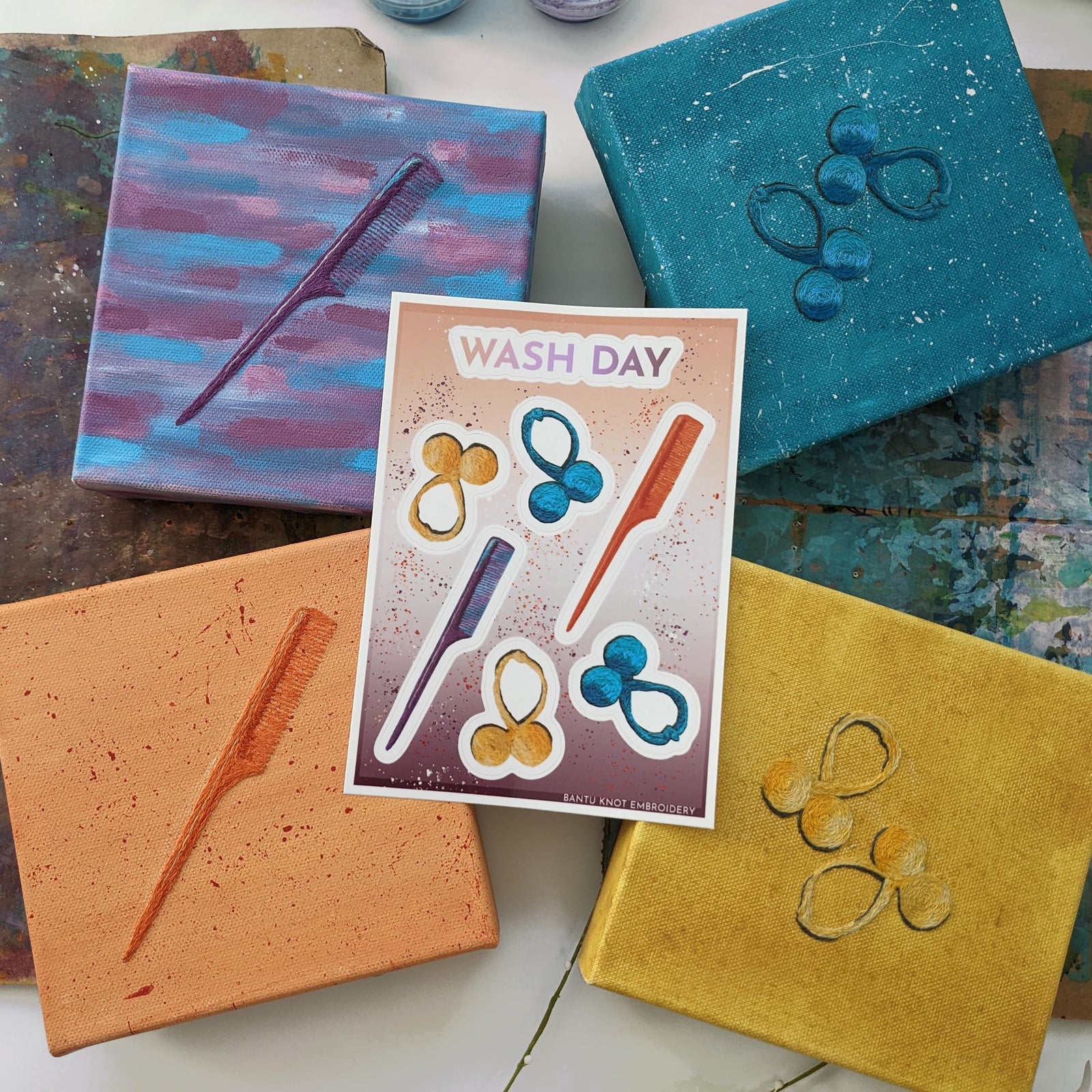 Sticker Sheet - Wash Day