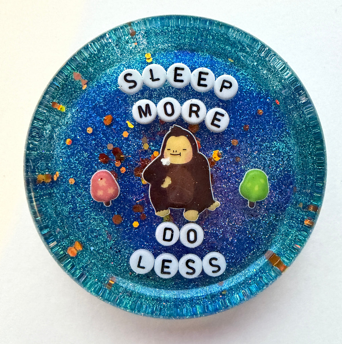 Sleep More Do Less - Shower Art - READY TO SHIP