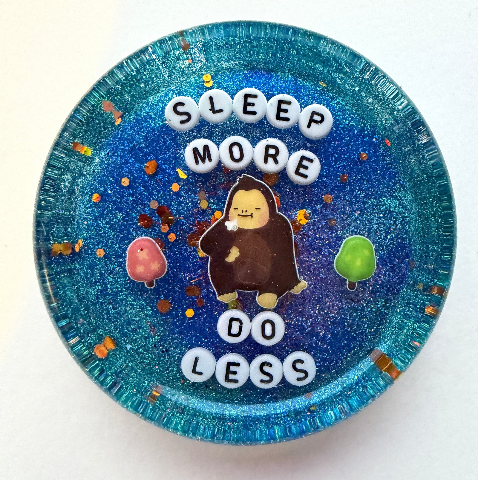 Sleep More Do Less - Shower Art - READY TO SHIP