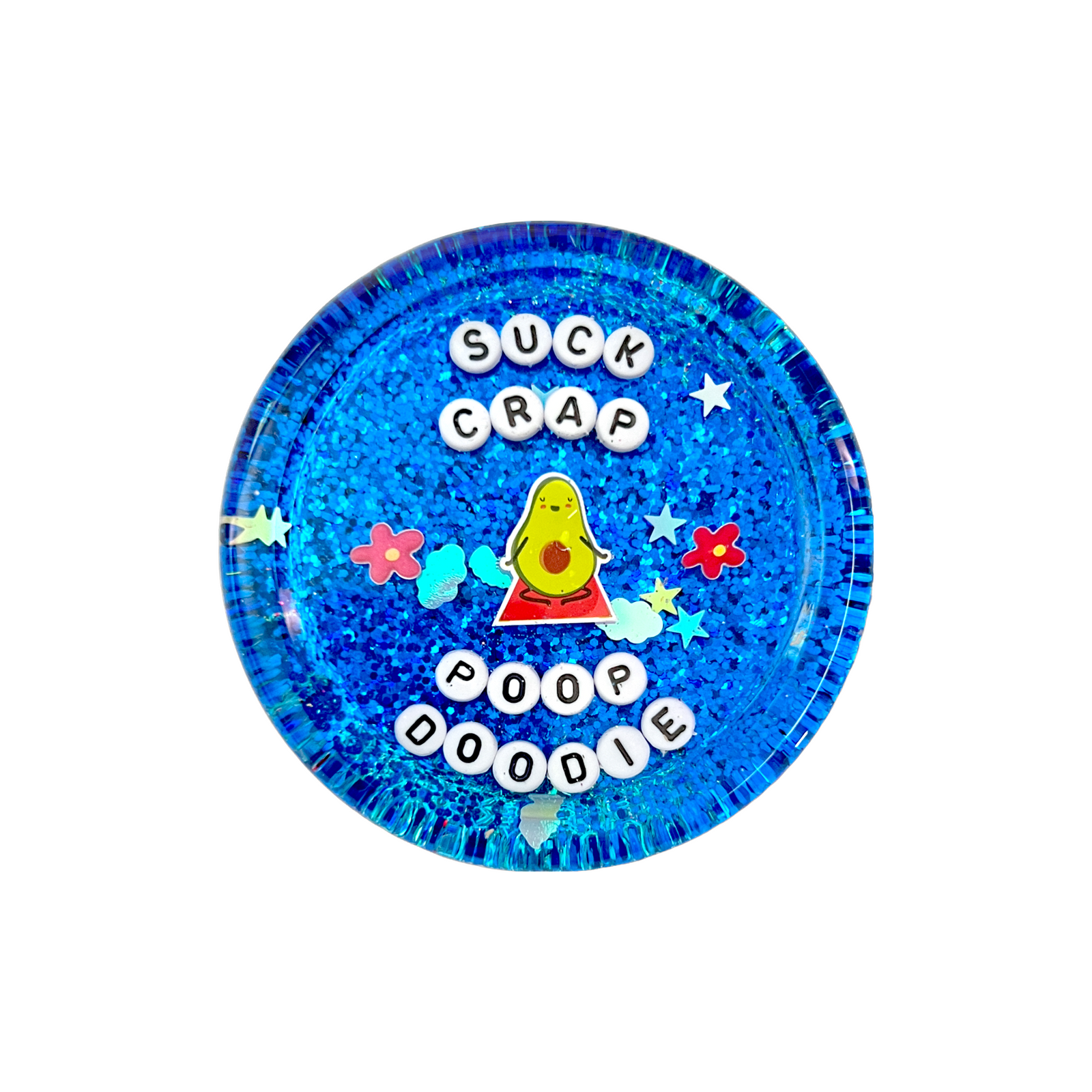 Suck Crap Poop Doodie - Shower Art - READY TO SHIP