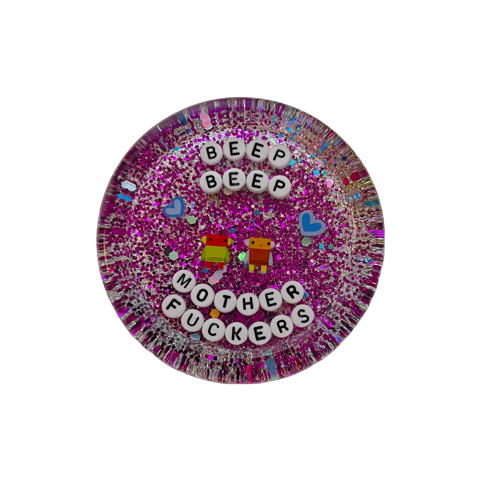 Beep Beep Mother Fucker - Shower Art - READY TO SHIP