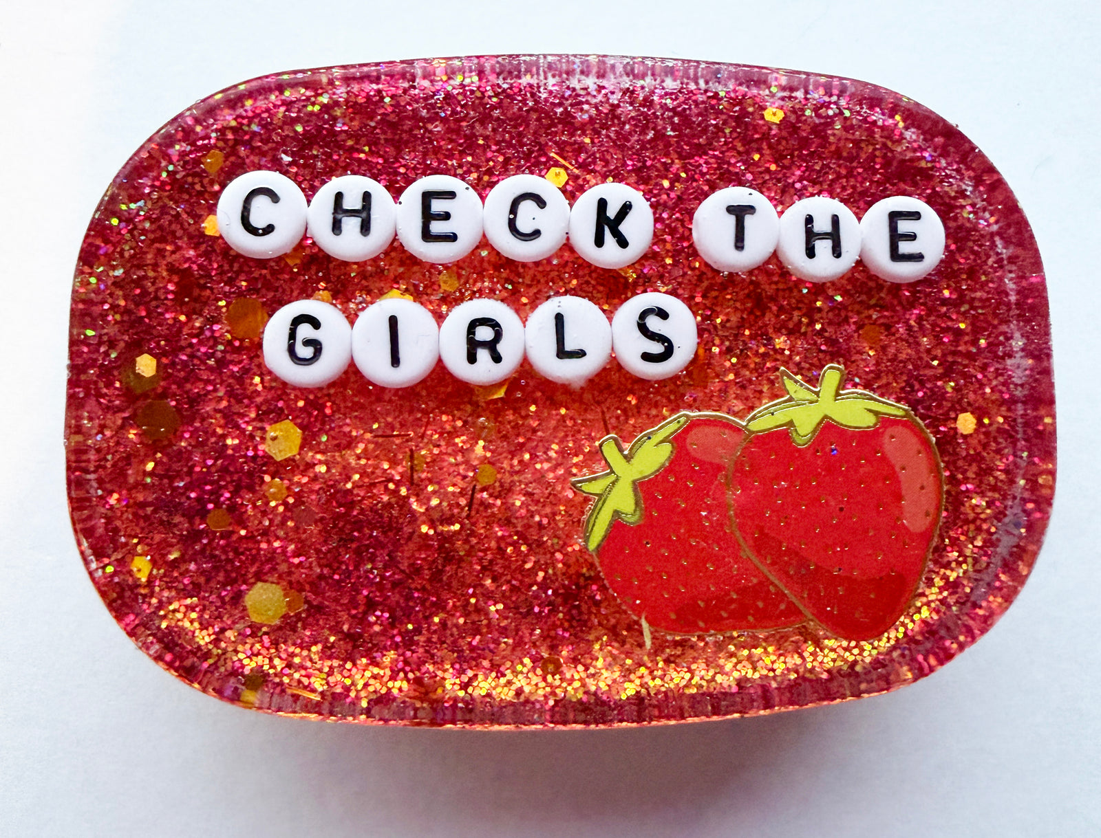 Check The Girls - Shower Art - READY TO SHIP