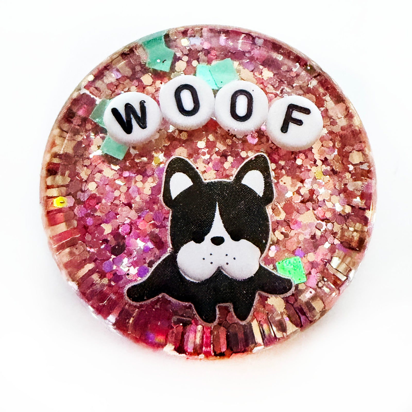 Woof - Shower Art - READY TO SHIP