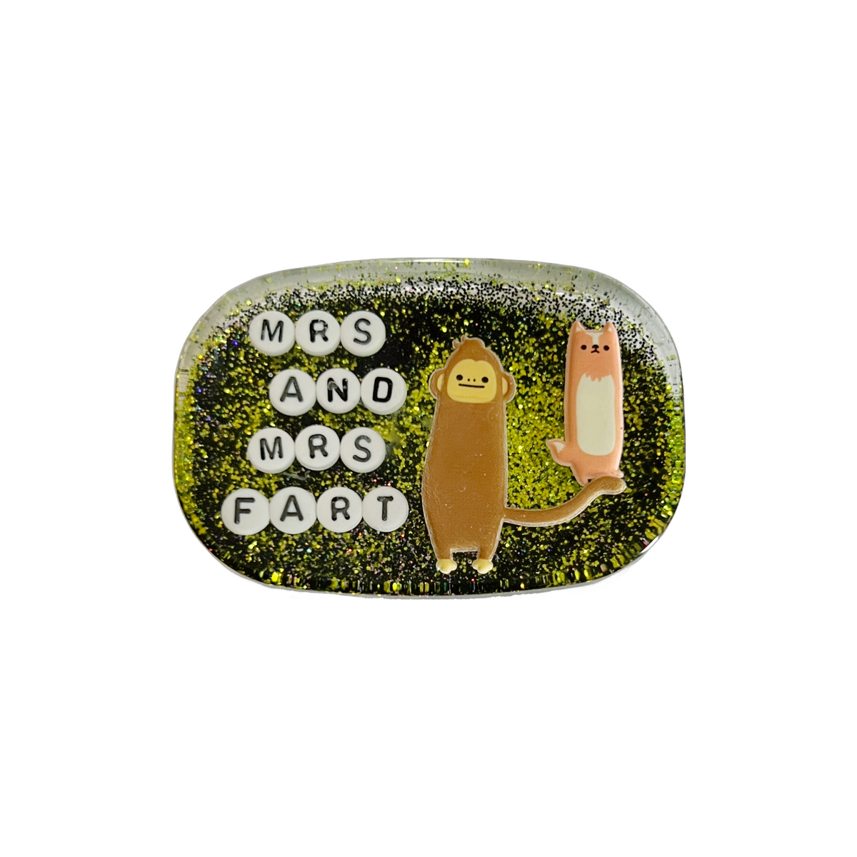 Mrs And Mrs Fart - Shower Art - READY TO SHIP