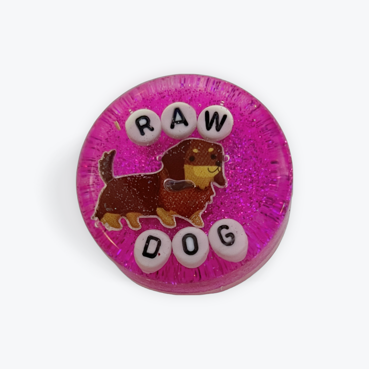 Raw Dog - Shower Art - READY TO SHIP