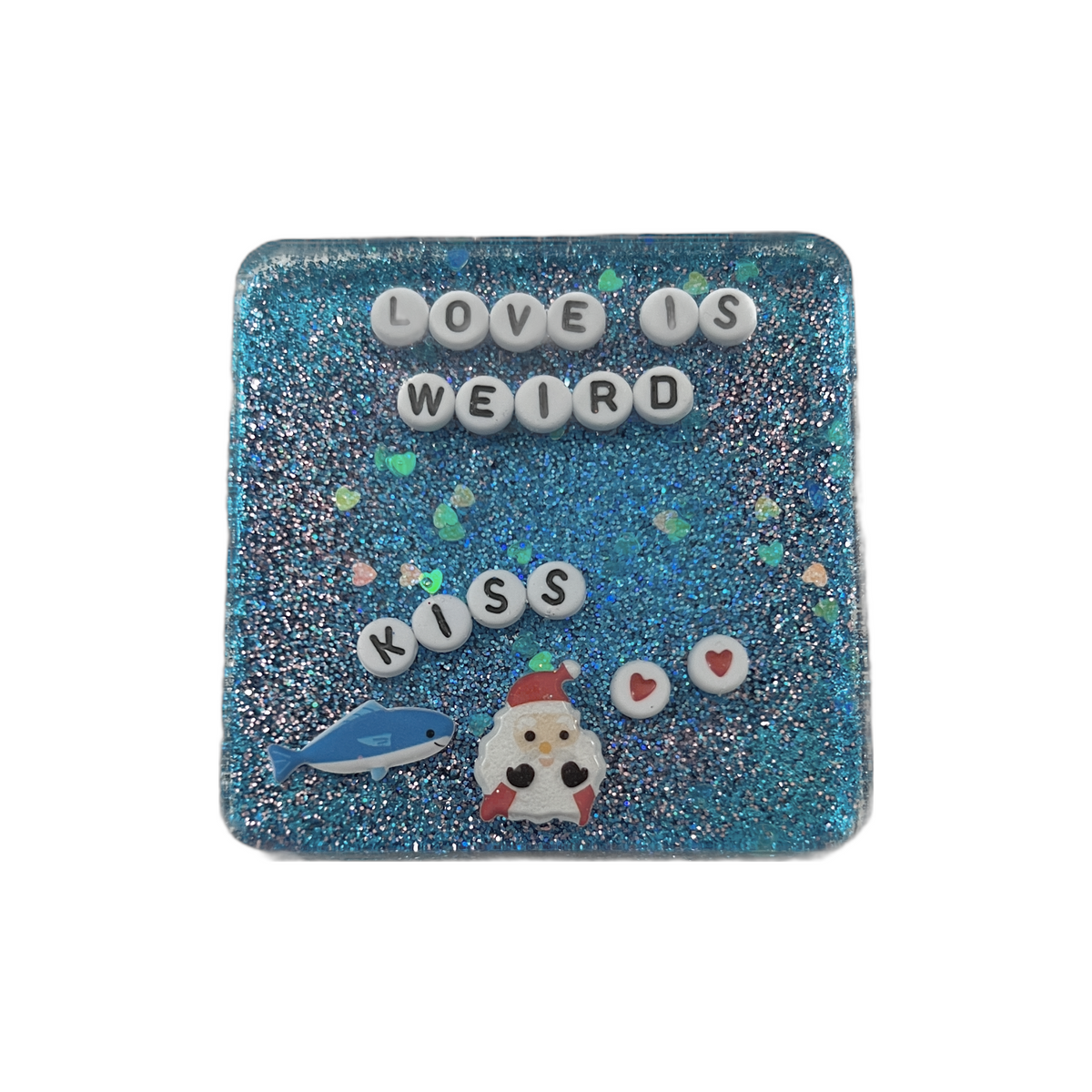 Love is Weird - Shower Art - READY TO SHIP