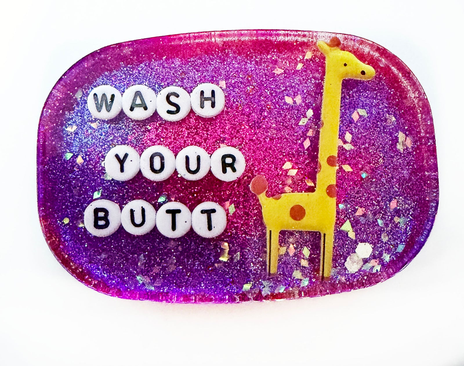 Wash Your Butt - Shower Art - READY TO SHIP