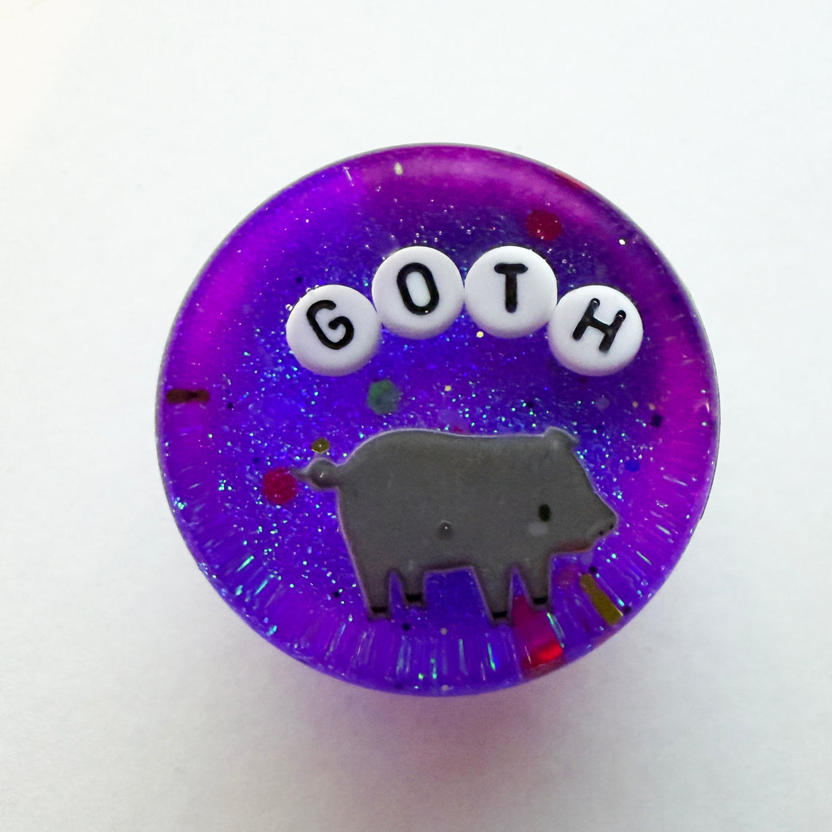 Goth - Shower Art - READY TO SHIP