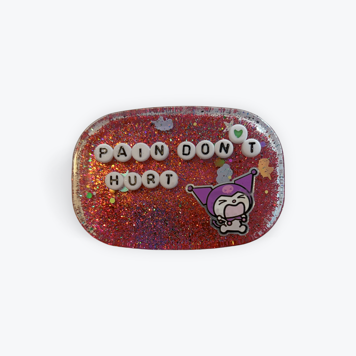 Pain Don't Hurt - Small Shower Art - READY TO SHIP