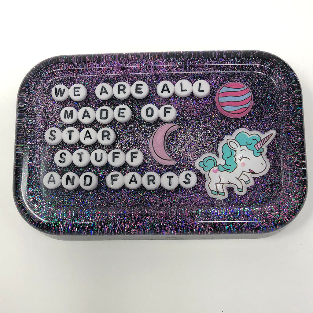 We Are All Made of Star Stuff and Farts - Shower Art - READY TO SHIP